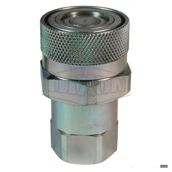 DQC VEP Female Coupler, 1-1/2-11 Nominal, Female BSPP, Steel, Domestic